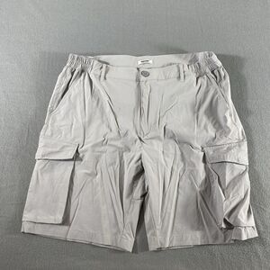 Coofandy‎ Shorts Mens XL Gray Cargo Mid Rise Outdoor Baggy Nylon Stretch